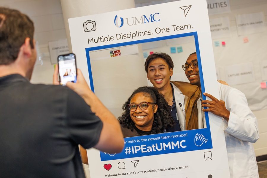 Group of students posing for a photo.